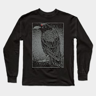 Dark Crow Stare Long Sleeve T-Shirt